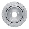 E-Line Drilled Brake Rotor, 2006-2013 GM, Position: Rear - image 2