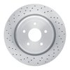 E-Line Drilled Brake Rotor, 2006-2013 GM, Position: Rear - image 3