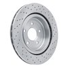 E-Line Drilled Brake Rotor, 2006-2013 GM, Position: Rear - image 4