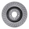 E-Line Drilled Brake Rotor, 2005-2008 GM, Position: Front - image 2