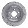 E-Line Drilled Brake Rotor, 2005-2008 GM, Position: Rear - image 4