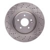E-Line Drilled Brake Rotor, 1993-2002 Mercedes-Benz, Position: Front - image 2