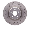 E-Line Drilled Brake Rotor, 2001-2006 Mercedes-Benz, Position: Front - image 1