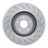 E-Line Drilled Brake Rotor, 2003-2007 Mercedes-Benz, Position: Front - image 3