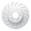 E-Line Drilled Brake Rotor, 2005-2006 Mercedes-Benz, Position: Front - image 1