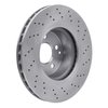 E-Line Drilled Brake Rotor, 2002-2006 Mercedes-Benz, Position: Front - image 3