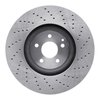 E-Line Drilled Brake Rotor, 2001-2003 Mercedes-Benz, Position: Front - image 3