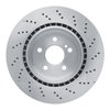 E-Line Drilled Brake Rotor, 2003-2012 Mercedes-Benz, Position: Rear - image 2