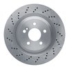 E-Line Drilled Brake Rotor, 2003-2012 Mercedes-Benz, Position: Rear - image 3