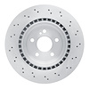 E-Line Drilled Brake Rotor, 2003-2011 Mercedes-Benz, Position: Rear - image 1