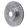 E-Line Drilled Brake Rotor, 2003-2012 Mercedes-Benz, Position: Front - image 1