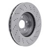 E-Line Drilled Brake Rotor, 2003-2012 Mercedes-Benz, Position: Front - image 2