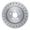 E-Line Drilled Brake Rotor, 2005-2006 Mercedes-Benz, Position: Rear - image 2