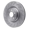 E-Line Drilled Brake Rotor, 2007-2014 Mercedes-Benz, Position: Front - image 4