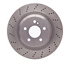 E-Line Drilled Brake Rotor, 2010-2014 Mercedes-Benz, Position: Rear - image 1