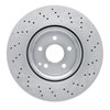 E-Line Drilled Brake Rotor, 2007-2013 Mercedes-Benz, Position: Front - image 2