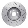E-Line Drilled Brake Rotor, 2008-2021 Mercedes-Benz, Position: Front - image 2