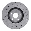 E-Line Drilled Brake Rotor, 2014-2020 Fits Multiple Makes/Models, Position: Front - image 3