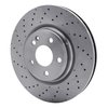 E-Line Drilled Brake Rotor, 2014-2020 Fits Multiple Makes/Models, Position: Front - image 4
