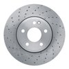 E-Line Drilled Brake Rotor, 2012-2017 Mercedes-Benz, Position: Front - image 3