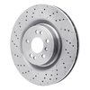E-Line Drilled Brake Rotor, 2012-2019 Mercedes-Benz, Position: Front - image 3
