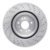E-Line Drilled Brake Rotor, 2012-2019 Mercedes-Benz, Position: Front - image 4