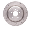E-Line Drilled Brake Rotor, 2012-2015 Mercedes-Benz, Position: Rear - image 1