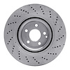 E-Line Drilled Brake Rotor, 2015-2017 Mercedes-Benz, Position: Front - image 1