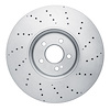 E-Line Drilled Brake Rotor, Fits Select Mercedes-Benz, Position: Front