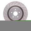 E-Line Drilled Brake Rotor, 2008-2014 Lexus/Toyota/Scion, Position: Front - image 1