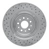 E-Line Drilled Brake Rotor, 2014-2020 Maserati, Position: Rear - image 3