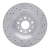 E-Line Drilled Brake Rotor, 2017-2020 Maserati, Position: Rear - image 1