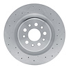 E-Line Drilled Brake Rotor, 2014-2020 Maserati, Position: Rear