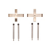 Disc Brake Hardware Kit, 1967-1976 Audi/Porsche/Volkswagen, Position: Front - image 1