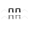 Disc Brake Hardware Kit, 1989-2003 Kia/Hyundai/Genesis, Position: Front - image 1