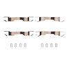 Disc Brake Hardware Kit, 1966-1992 Fits Multiple Makes/Models, Position: Rear