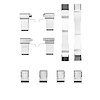 Disc Brake Hardware Kit, 1980-1989 Subaru, Position: Front - image 1