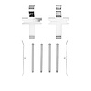 Disc Brake Hardware Kit, 2006-2007 Subaru, Position: Front - image 1