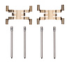 Disc Brake Hardware Kit, Fits Select Alfa Romeo, Position: Front - image 1