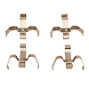 Disc Brake Hardware Kit, Fits Select Tesla, Position: Front