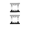 Disc Brake Hardware Kit, 1982-1987 Volvo, Position: Rear - image 1