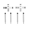 Disc Brake Hardware Kit, 1975-2004 Volvo, Position: Front - image 1