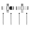Disc Brake Hardware Kit, 1976-1986 BMW, Position: Front