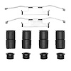 Disc Brake Hardware Kit, 1981-1991 BMW, Position: Rear