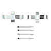 Disc Brake Hardware Kit, 1969-1976 BMW, Position: Front - image 1