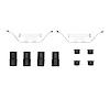 Disc Brake Hardware Kit, 1991-2017 Fits Multiple Makes/Models, Position: Front