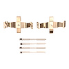 Disc Brake Hardware Kit, Fits Select Fits Multiple Makes/Models, Position: Rear - image 1