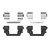 Disc Brake Hardware Kit, Fits Select Fits Multiple Makes/Models, Position: Rear - image 1