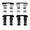 Disc Brake Hardware Kit, 1991-1993 GM, Position: Front - image 1