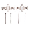 Disc Brake Hardware Kit, Fits Select Fits Multiple Makes/Models, Position: Rear - image 1